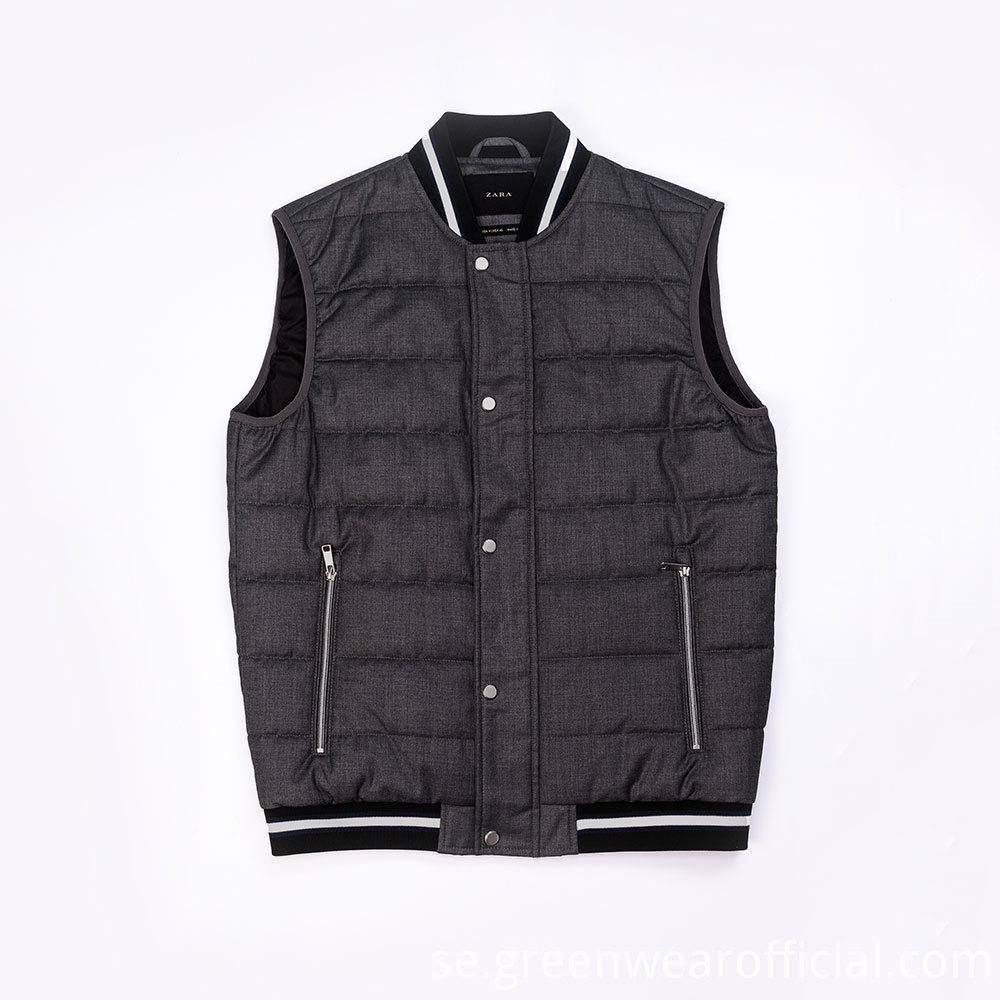 Herr ärmlös vinterarbetsväst Mens Sleeveless Winter Work Vest